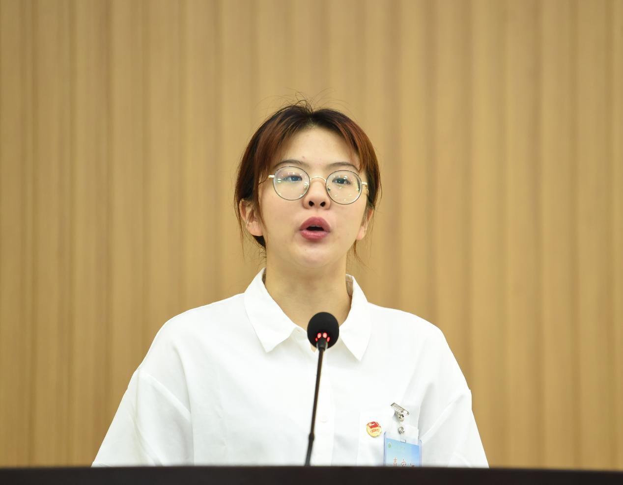 3044am永利集团3044noc学生会主席团代表申俊榆同学致辞